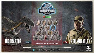 Indoraptor Vs Villains With Healthbars