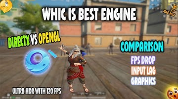 DIRECT X + VS  OPEN GL + || WHICH IS BEST || FULL GUIDE || INPUT LAG || FPS DROP || GRAPHICS || 2025