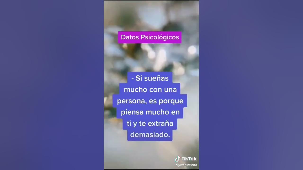 Datos psicológicos Tik Tok - YouTube