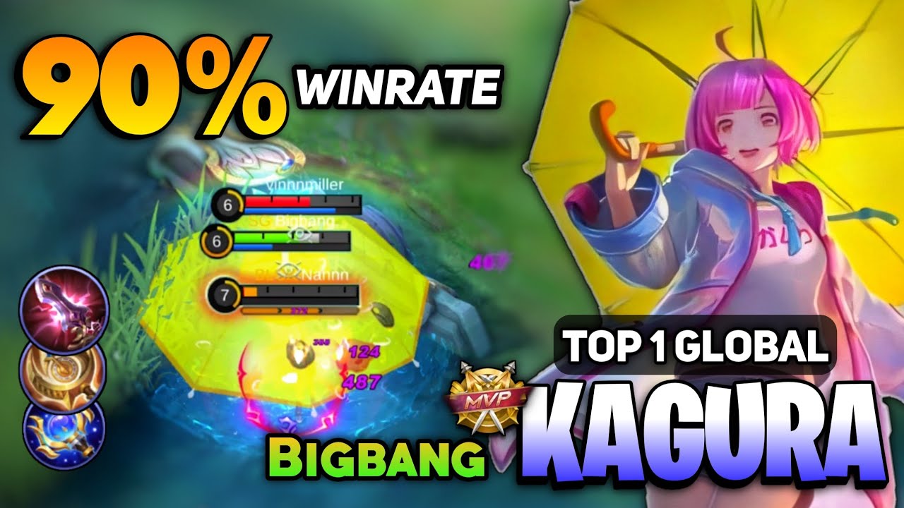 90 WINRATE! Kagura Deadly Combo [ Top 1 Global Kagura Best Build 2022 ] By Bigbang Mobile