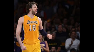 El IMPRESIONANTE debut de PAU GASOL con los LAKERS en PLAYOFFS 💥🔥⭐