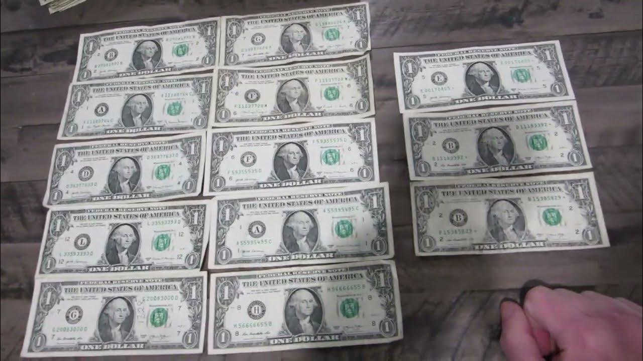 Bank Strap Currency Hunting 500/8,500 in Dollar Bills YouTube