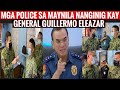 MGA POLICE MANILA NANGINIG KAY GENERAL ELEAZAR SA KANYANG PAGBISITA SA MGA PRESINTO