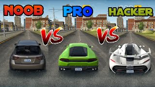 Extreme Car Driving Simulator : Noob vs Pro vs Hacker screenshot 4