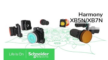 Harmony XB5N/XB7N Ø22mm plastic pushbuttons, selectors and pilot lights | Schneider Electric