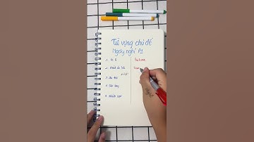 Ulight | Từ vựng tiếng anh theo chủ đề: Holidays phần 1 cho người mới #tienganh #shorts #ulight