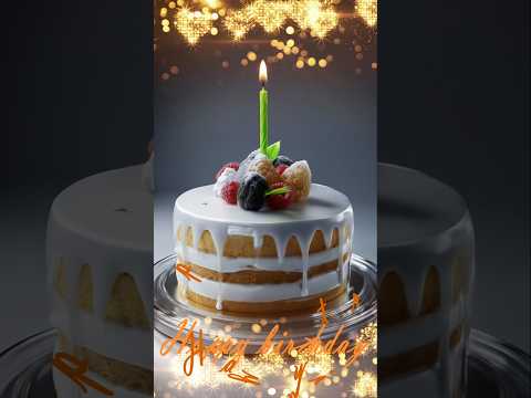 Happy birthday to you song 💖 Gold heart light #happybirthday #birthdaycake #birthdaysong #생일