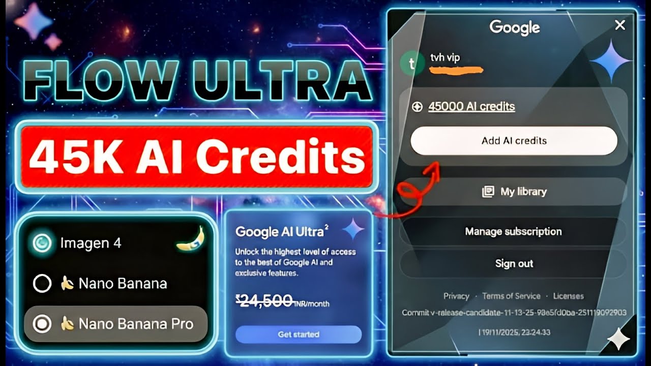 Method To Create Unlimited Google Gemini Ultra 45k Credits Free Without Any Domain Or Portal
