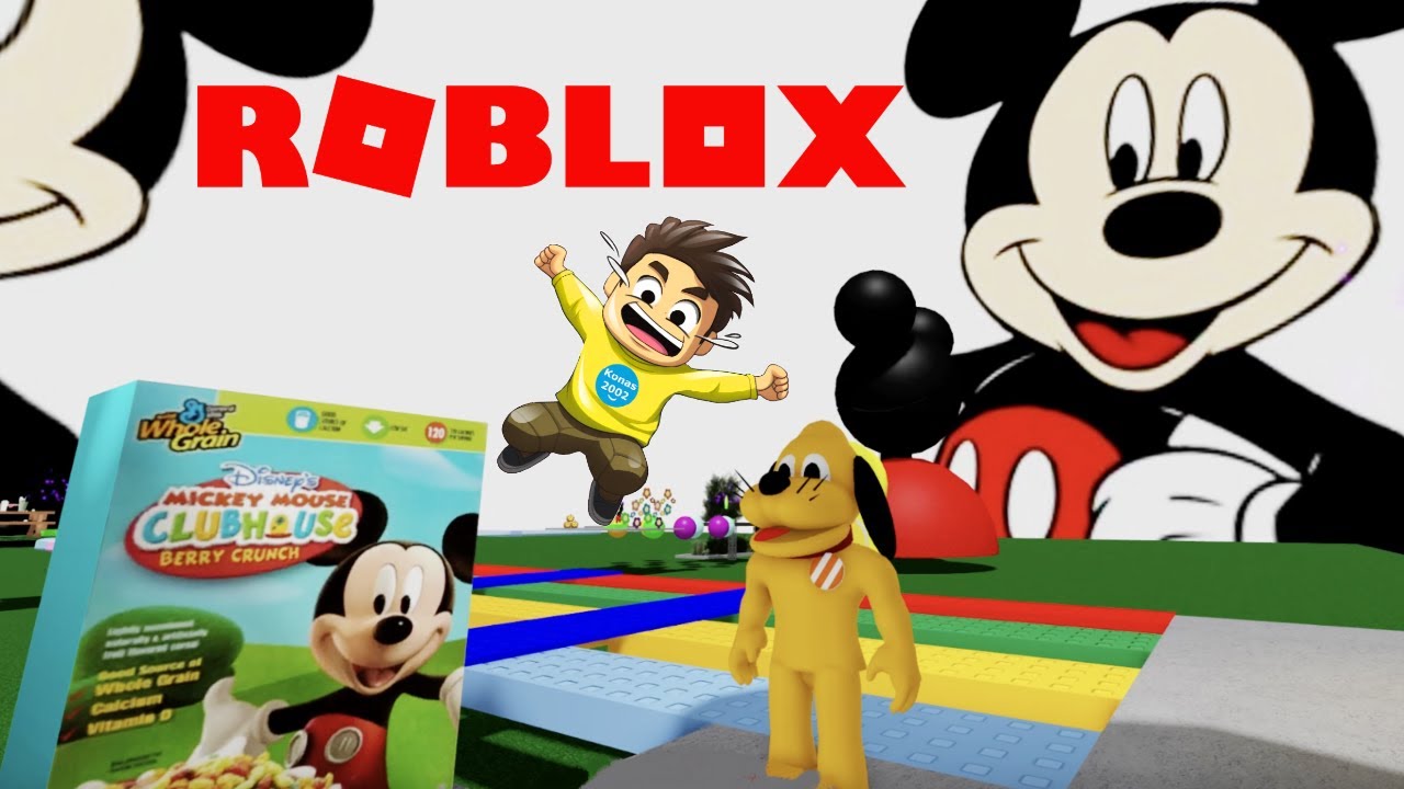 ROBLOX MICKEY MOUSE CLUBHOUSE BERRY CRUNCH CEREAL Roblox Gameplay 