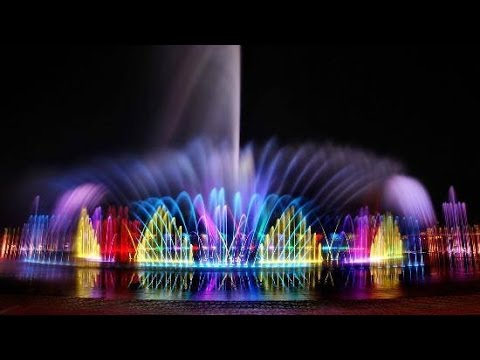 Dubai _ Sharjah Dancing color Fountain My shooting