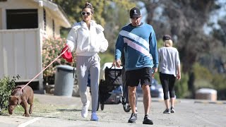 Alessandra Ambrosio Takes An Afternoon Hike With A Hunky Male Companion