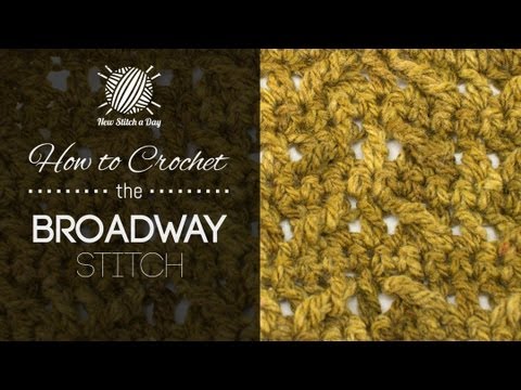 How to Crochet the Broadway Stitch (Left Handed)