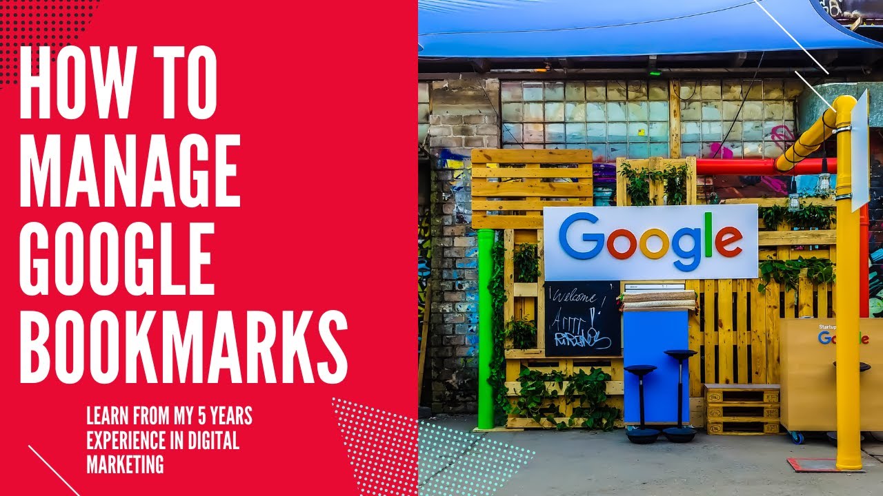 How To Manage & Organize Google Chrome Bookmarks YouTube