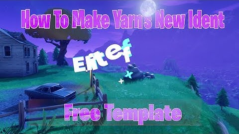 How to make an edited by yarn intro on iOS [Name Ident] Edit like Yarn, LMGK, Sack, Numby *FREE*