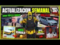 ACTUALIZACIÓN SEMANAL GTA ONLINE | NUEVO GOLPE en BREVE! NUEVO VEHÍCULO! TRIPLE DINERO! DESC% y MÁS!