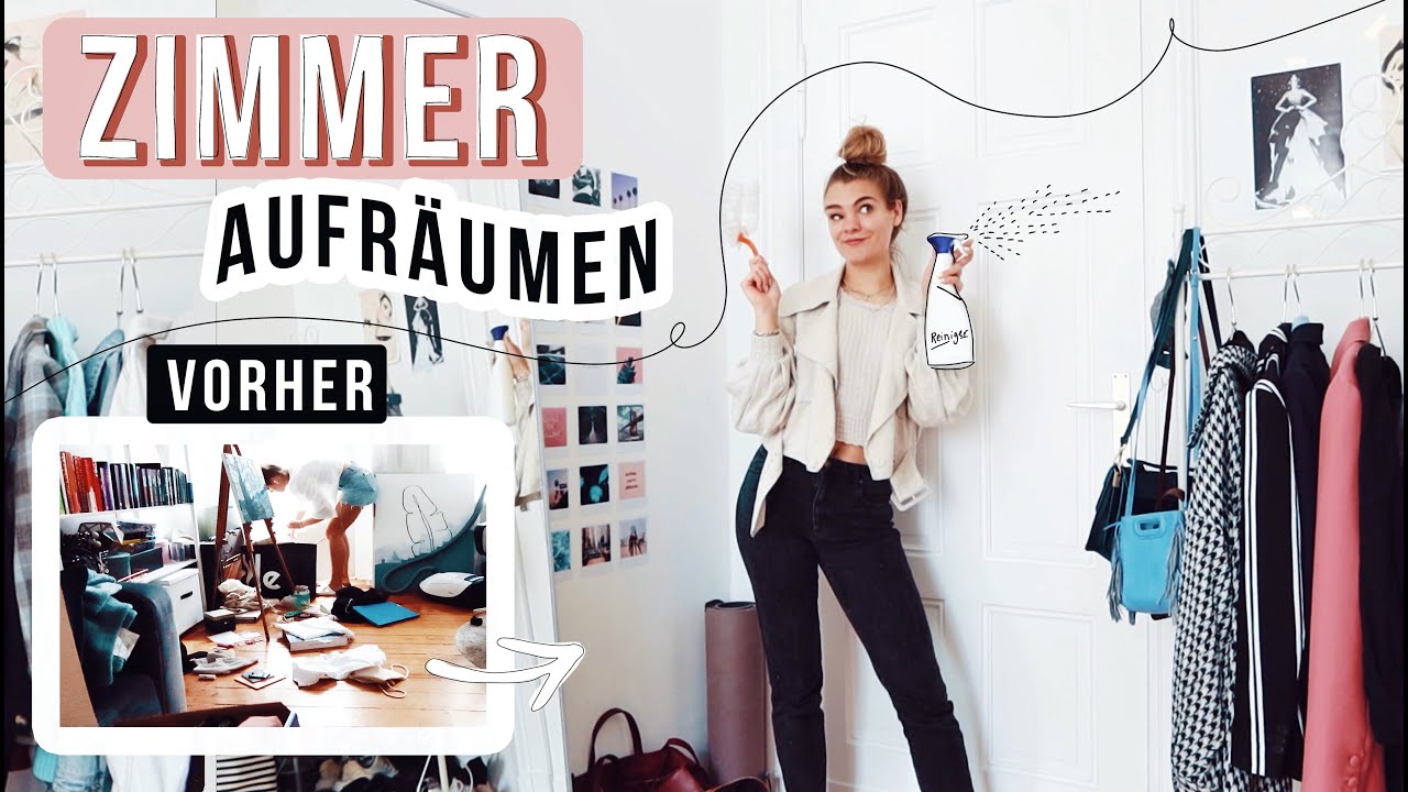Zimmer aufräumen - Umgestalten und Kleidung aussortieren // I'mJette