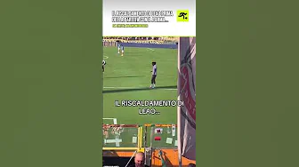 IL RISCALDAMENTO DI LEAO #parma #milan #seriea #calcio thumbnail
