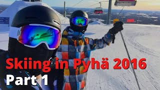 TRAVEL, LIFTING AND SKIING / Skiing in Pyhä, Finland / Part 1