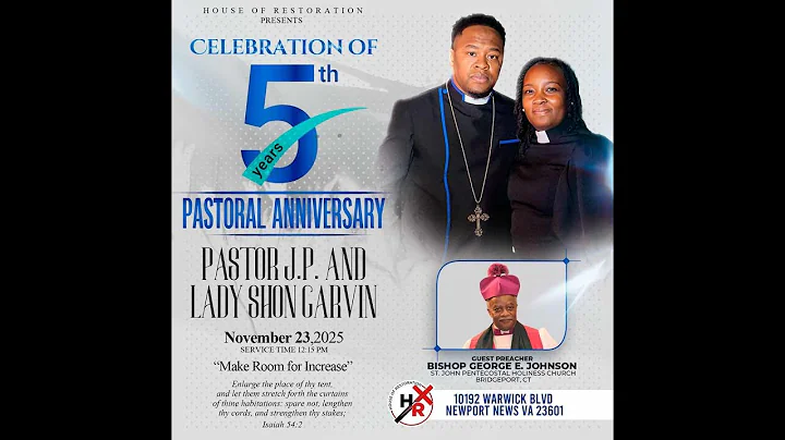 House of Restoration 5th Anniversary