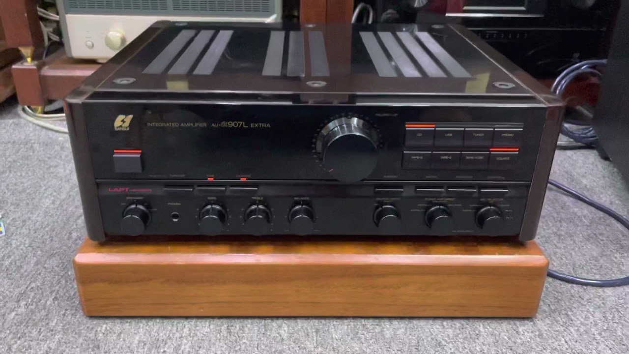 Test amply Sansui AU-Anpha 907L Extra và hướng dẫn sử... - youtube
