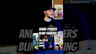 Who Has the BEST Anime Power? Gear 5 vs Gojo vs One For All