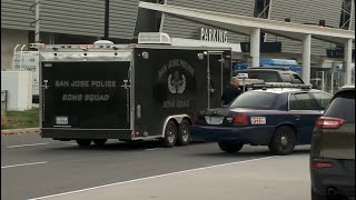 Raw Video: Suspicious Package Investigation At SJC Airport