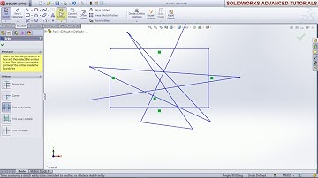 #SOLIDWORKS TUTORIAL FOR BEGINNERS   16 TRIM ENTITIES