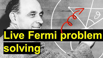 Fermi problem challenge: example and live problem solving