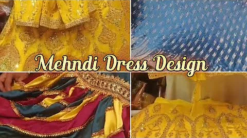 Latest Mehndi Dress & Stylish Dress Ideas 2025 | Bridal & Party Look utorials @fashionhubbymahi 