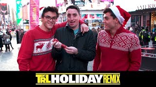 The Dolan Twins Give Out Random Christmas Gifts!  | TRL Holiday Remix