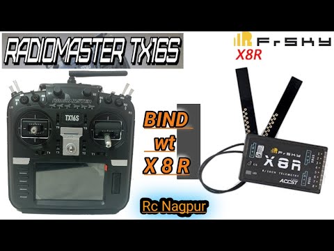 Tx16s bind with Frsky receiver / radiomaster tx16s with Frsky X8R receiver / multiprotocol Transmitr