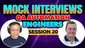 QA Automation Mock Interview with Hiring Manager. S20