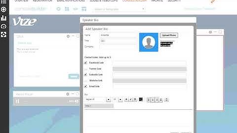 ON24 Webcast Training Video 6   Building Webcast Console