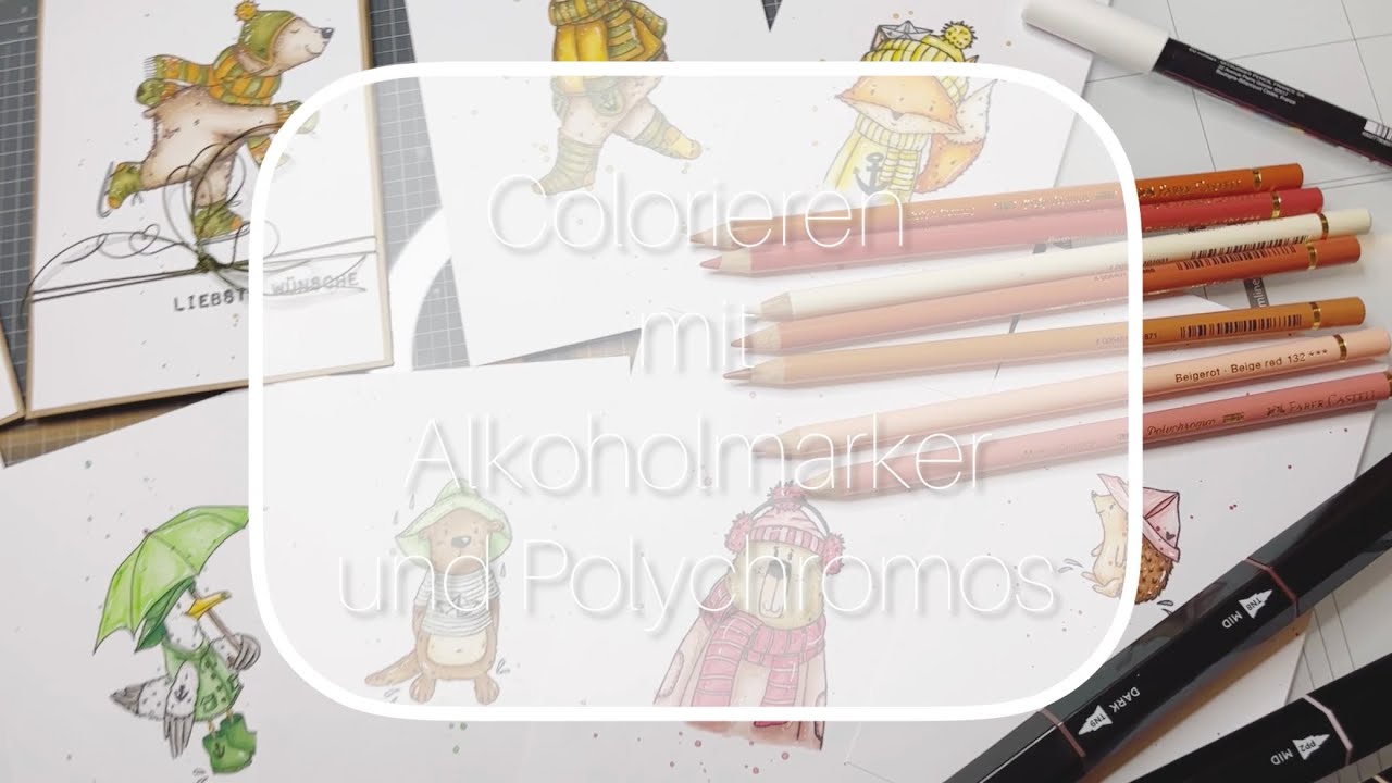 Colorieren von Stempelabdrücken für Nicht-Profis|Alkoholmarker|ZIG|Albrecht Dürer|Creative Depot