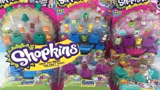 Shopkins Limited Edition Hunt Season 1 2 & 3 5 & 12 Packs Unboxing | PSToyReviews