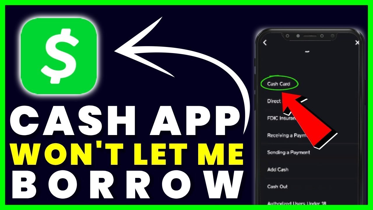 Can I Borrow Money From Cash App Fix Cash App Won't Let Me Borrow Money | Why Can't I Borrow Money From