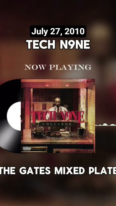Tech N9ne - 'The Gates Mixed Plate', released July 27, 2010. #hiphop #rap #music #techn9ne #album