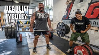 Deadlift medley - společný trénink ! STRONGMAN !