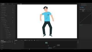 Responsive character animation by Graphitework animations