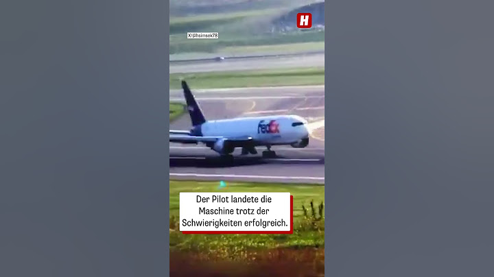 Istanbul: Fedex-Maschine landet ohne Bugfahrwerk