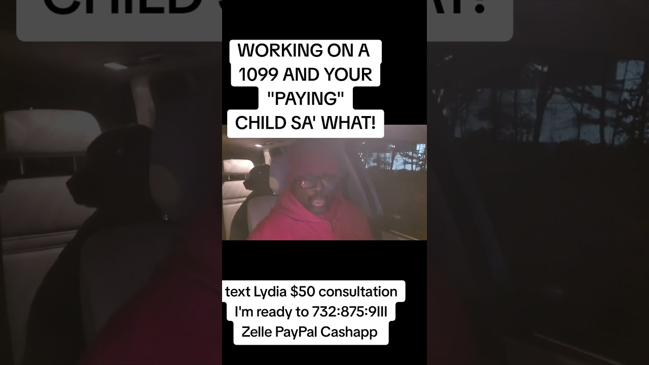 Ты работаешь на себя и платишь ребенку, и что?