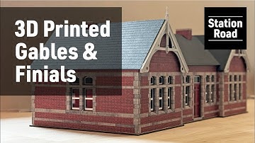 Platform 1 Main Station Building - 3D Printed Gable Ends & Finials