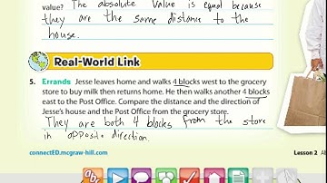 6th Grade Math Chapter 5 Lesson 2: Absolute Value