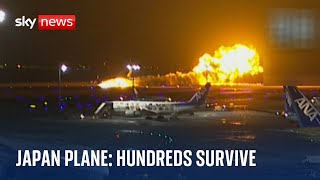 Japan: Miracle as hundreds survive plane collision inferno