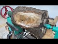 Extremely Bold Woodturning Idea With Great Working Skills On The Lathe!​ (Simple and Beautiful)