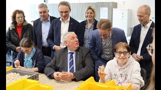 Nrw Minister Karl-Josef Laumann Besucht Die Lebenshilfe Heinsberg