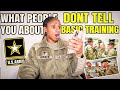 WHAT PEOPLE DON'T TELL YOU ABOUT ARMY BASIC TRAINING 2022