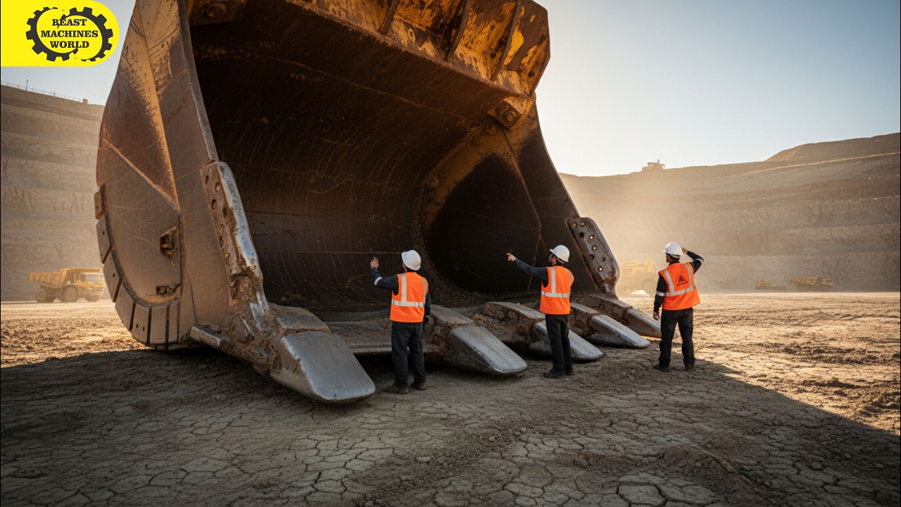 Heavy Equipment Titans Crushing Rock Nonstop