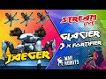 🔥 JAEGER + GLACIER + 3 x FORTIFIER | Ближний бой | Live Stream | War Robots Arturion