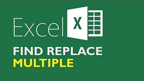 Find and Replace Multiple Values in Excel - ALL AT ONCE!